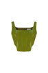 Delhi square collar crop top